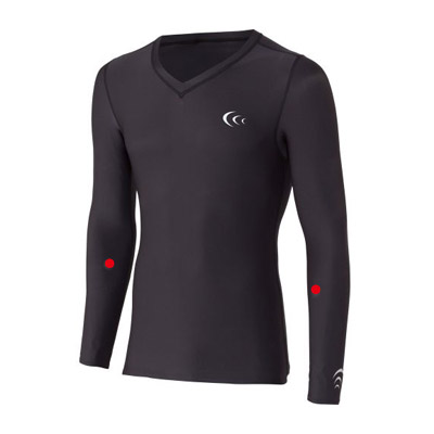 Vネックロングスリープ