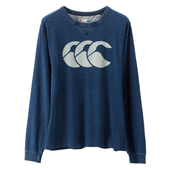 ロングスリーブ インディゴロングTシャツ