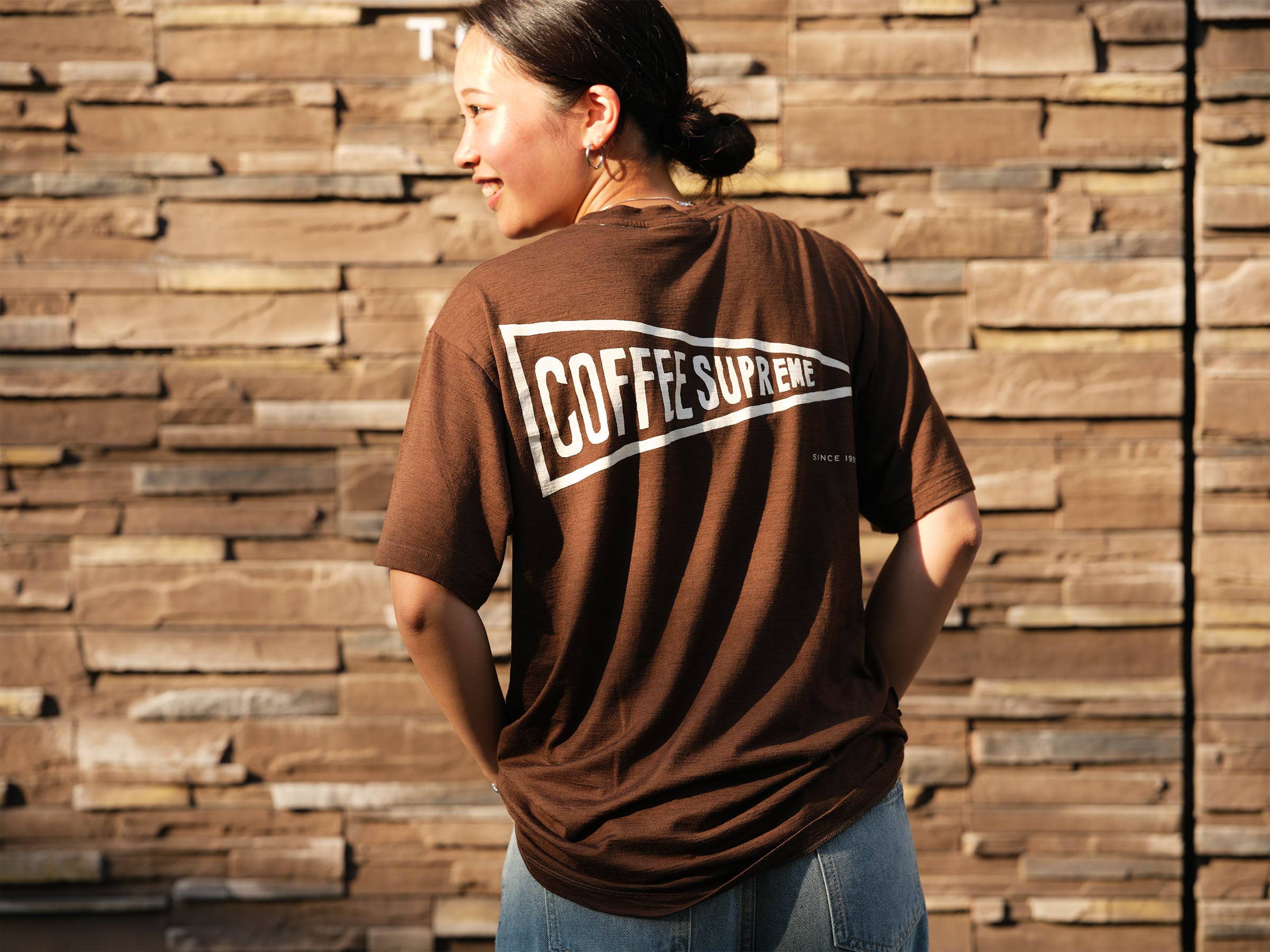 M MerinoB 150 CO Coffee Supreme SS Tee COLD BREW