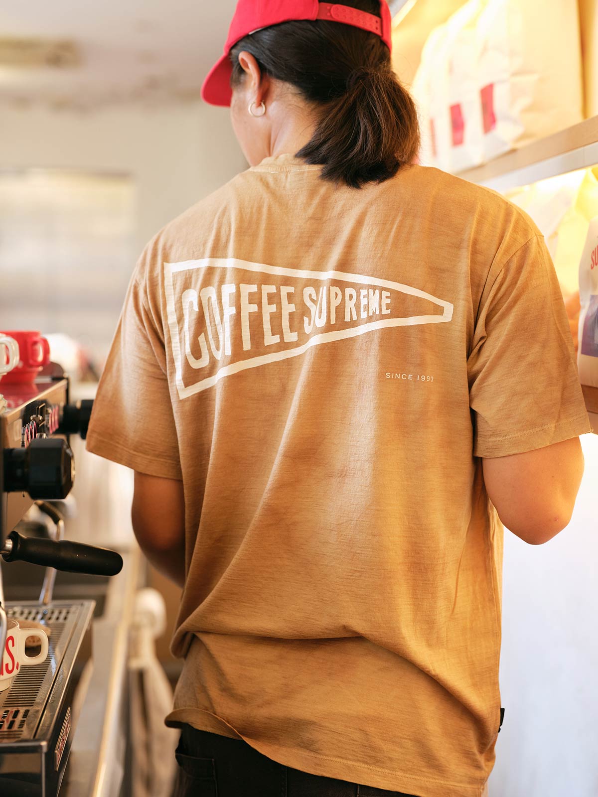 M MerinoB 150 NM Coffee Supreme SS Tee NAUGHTY MILK