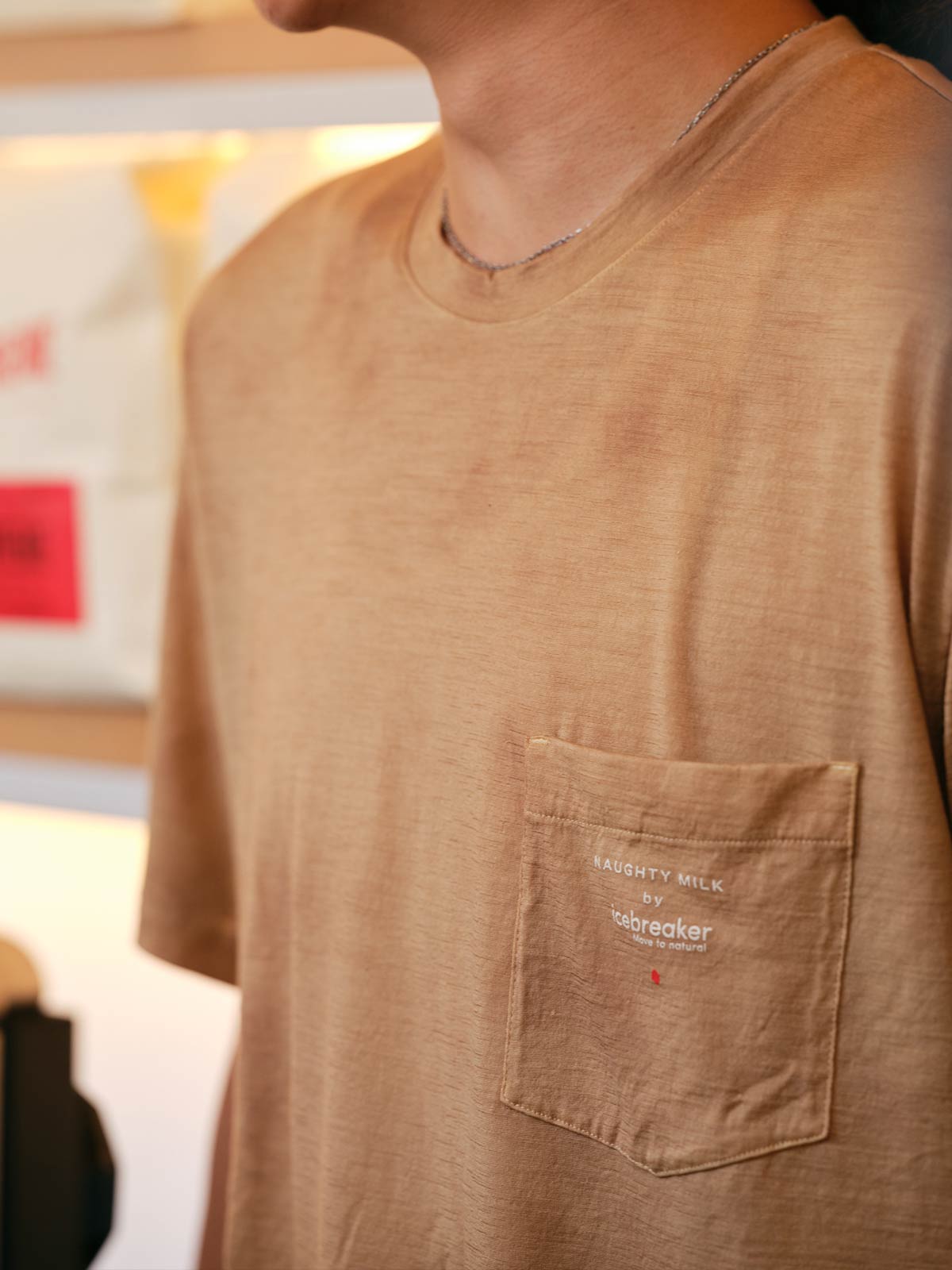 M MerinoB 150 NM Coffee Supreme SS Tee NAUGHTY MILK