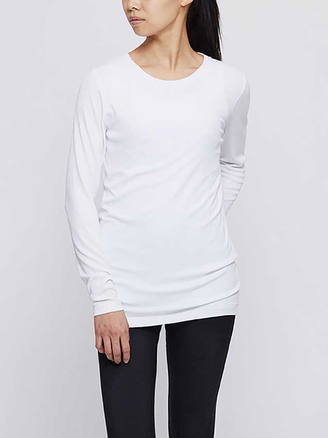 RIB DRY LONG SLEEVE CREW