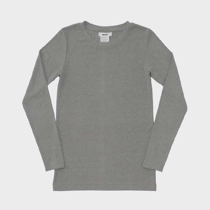 RIB DRY LONG SLEEVE CREW