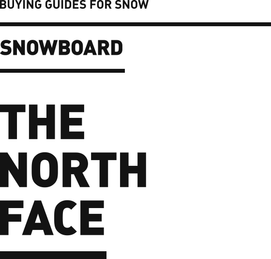 SNOWBOARD THE NORTH FACE
