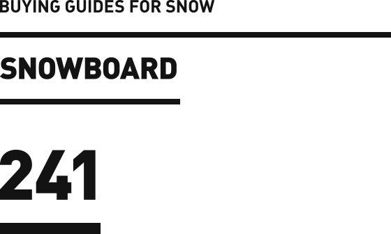 SNOWBOARD 241