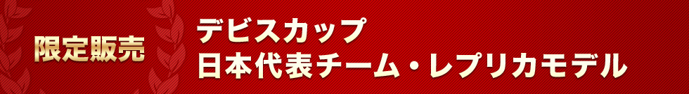 デビスカップ 日本代表チーム・レプリカモデル 限定販売