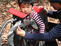 サイドウィングのストラップ