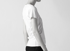 WOMEN'S FINE DRY フレンチスリーブVネック