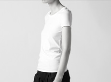 WOMEN'S FINE DRY ショートスリーブVネック