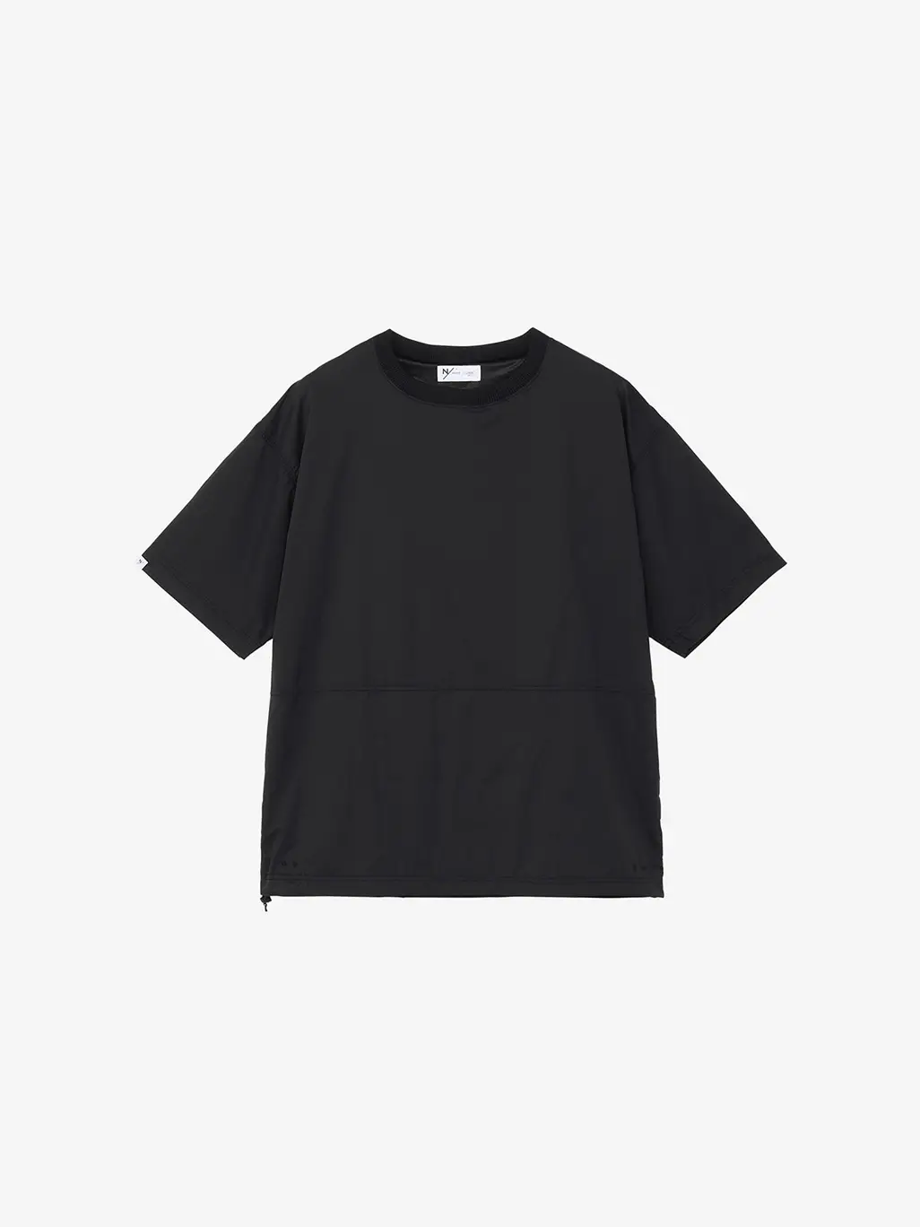 NOWTER/ WOVEN SHORT SLEEVE TEE