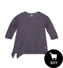 7分袖ロングTシャツ