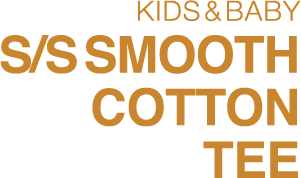 KIDS & BABY S/S Smooth Cotton Tee