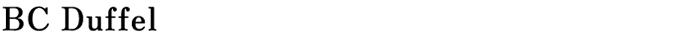 BC Duffel