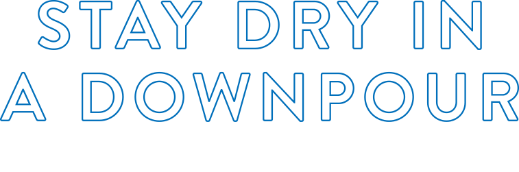 STAY DRY IN A DOWNPOUR -RAIN COLLECTION for young explorers-