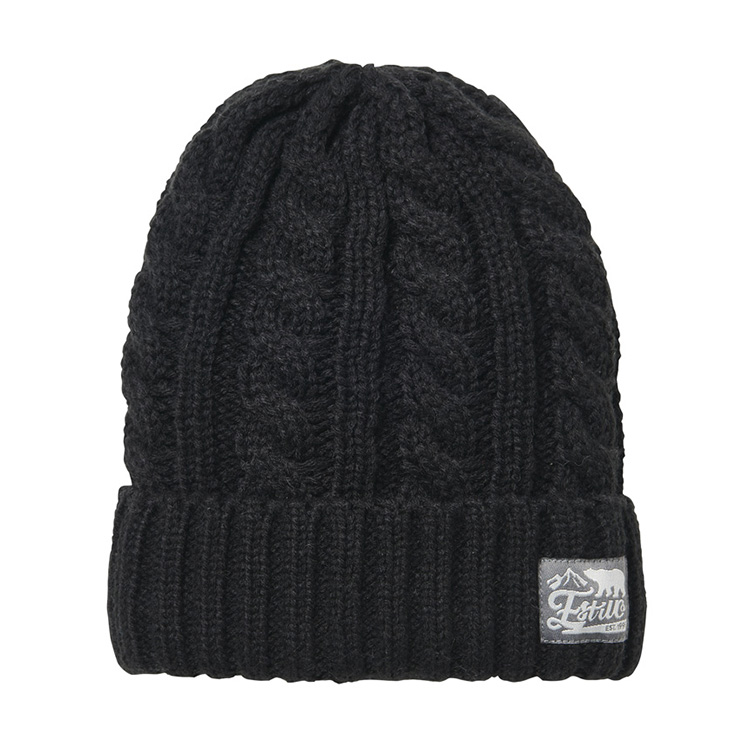 EV-THIN CABLE KNIT CAP