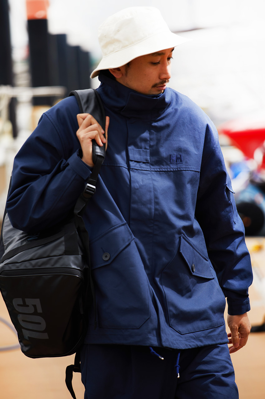 ヨットパーカー HELLY HANSEN セーリングコート L ネイビー SEA GEAR 