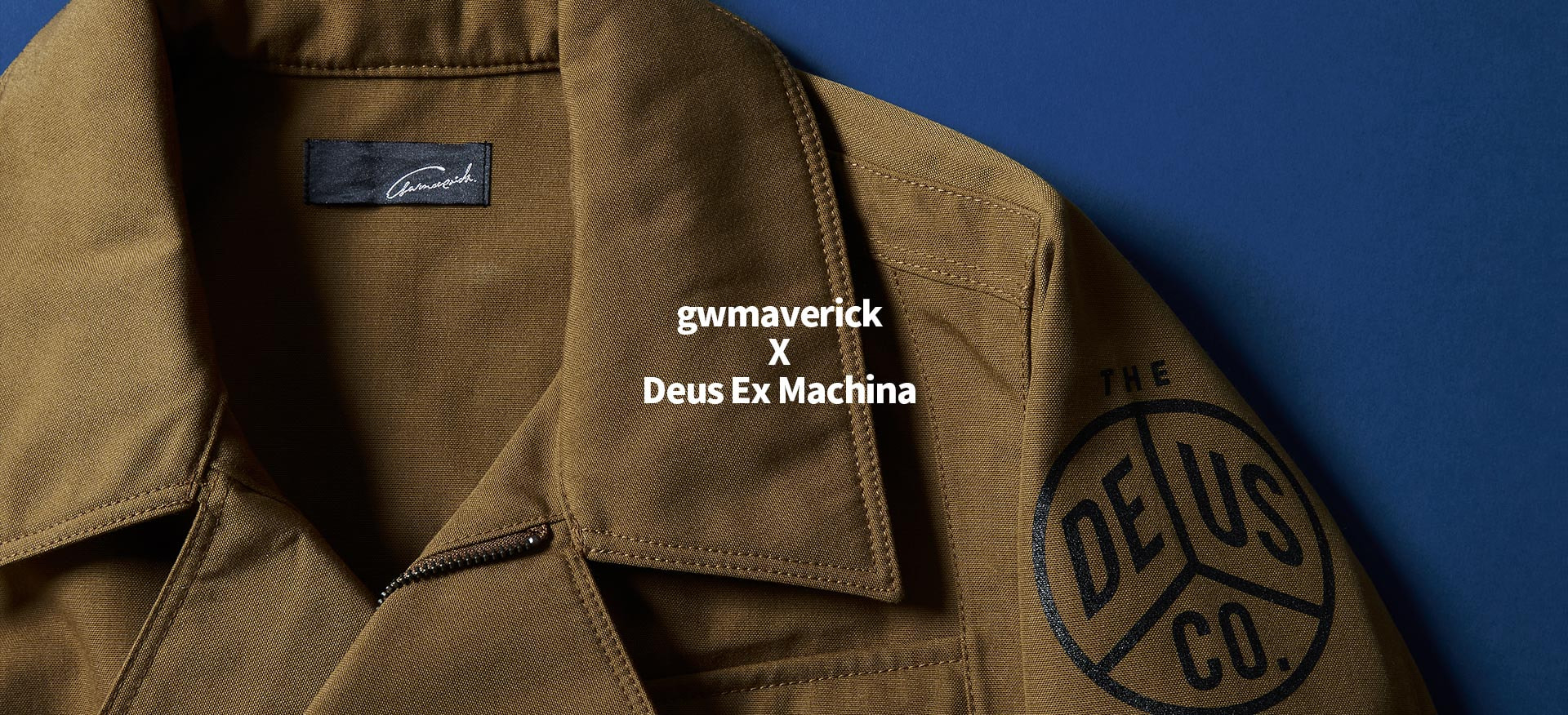 gwmaverick collaborated Deus Ex Machina モーターサイクルをカルチャーに持つ2大ブランドのスペシャルコラボレーション