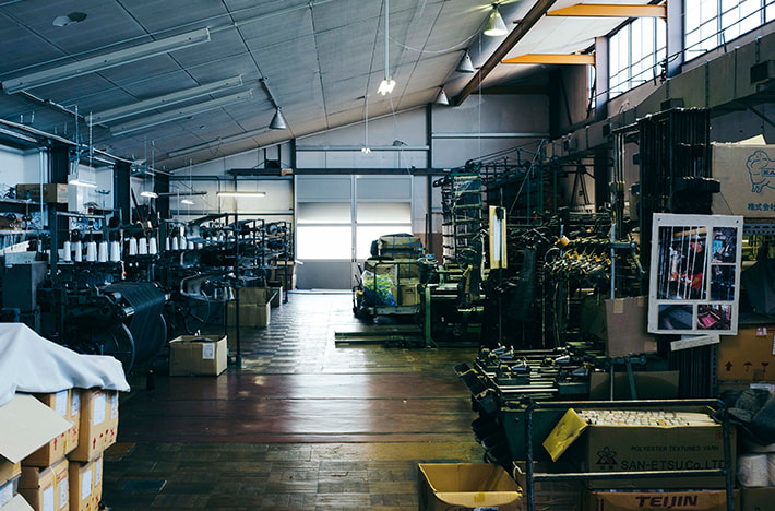 画像：毛七というファブリックが生まれる場所