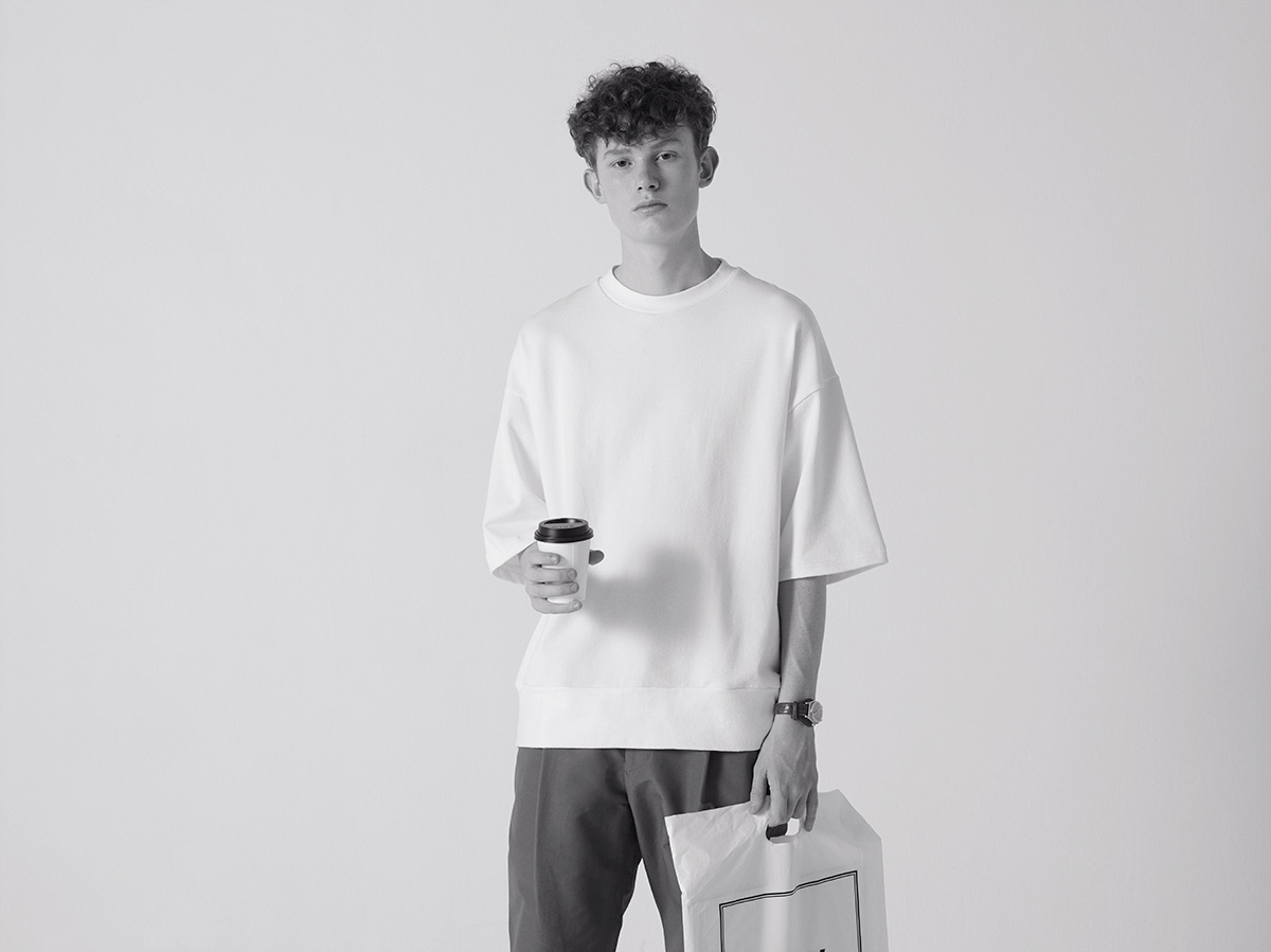 HALF SLEEVE CREW / MU30324