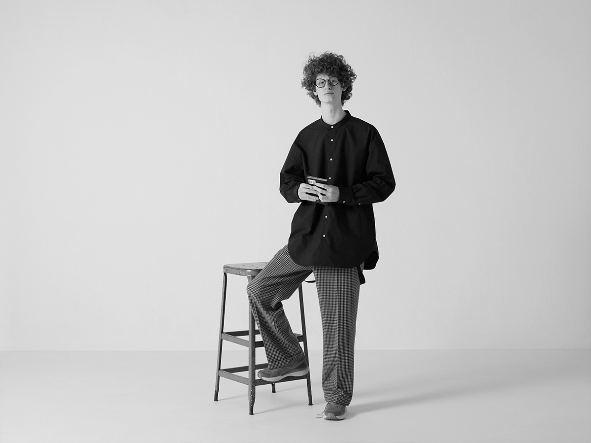 UNISEX LONG SLEEVE SMART BROAD BIG SHIRT / MU61303