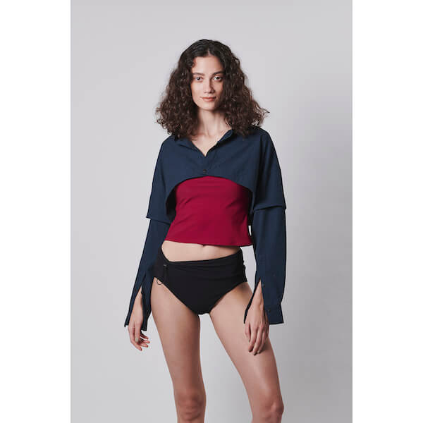 リラックスマルチウェイコンバーチブルシャツ