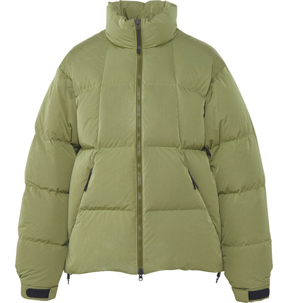 写真：DOPE DYED RIPPLE NYLON DOWN JACKET