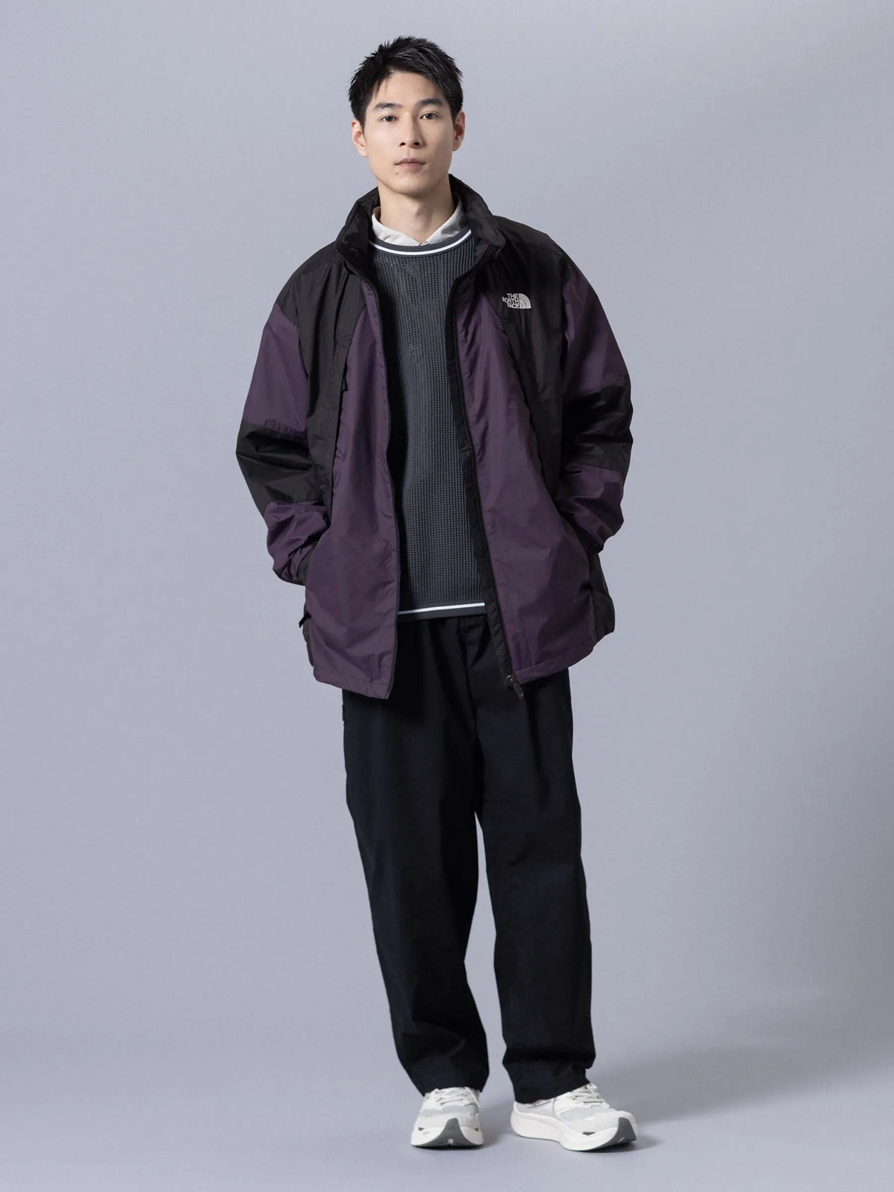 CHIMNEY WIND JACKETの着用写真