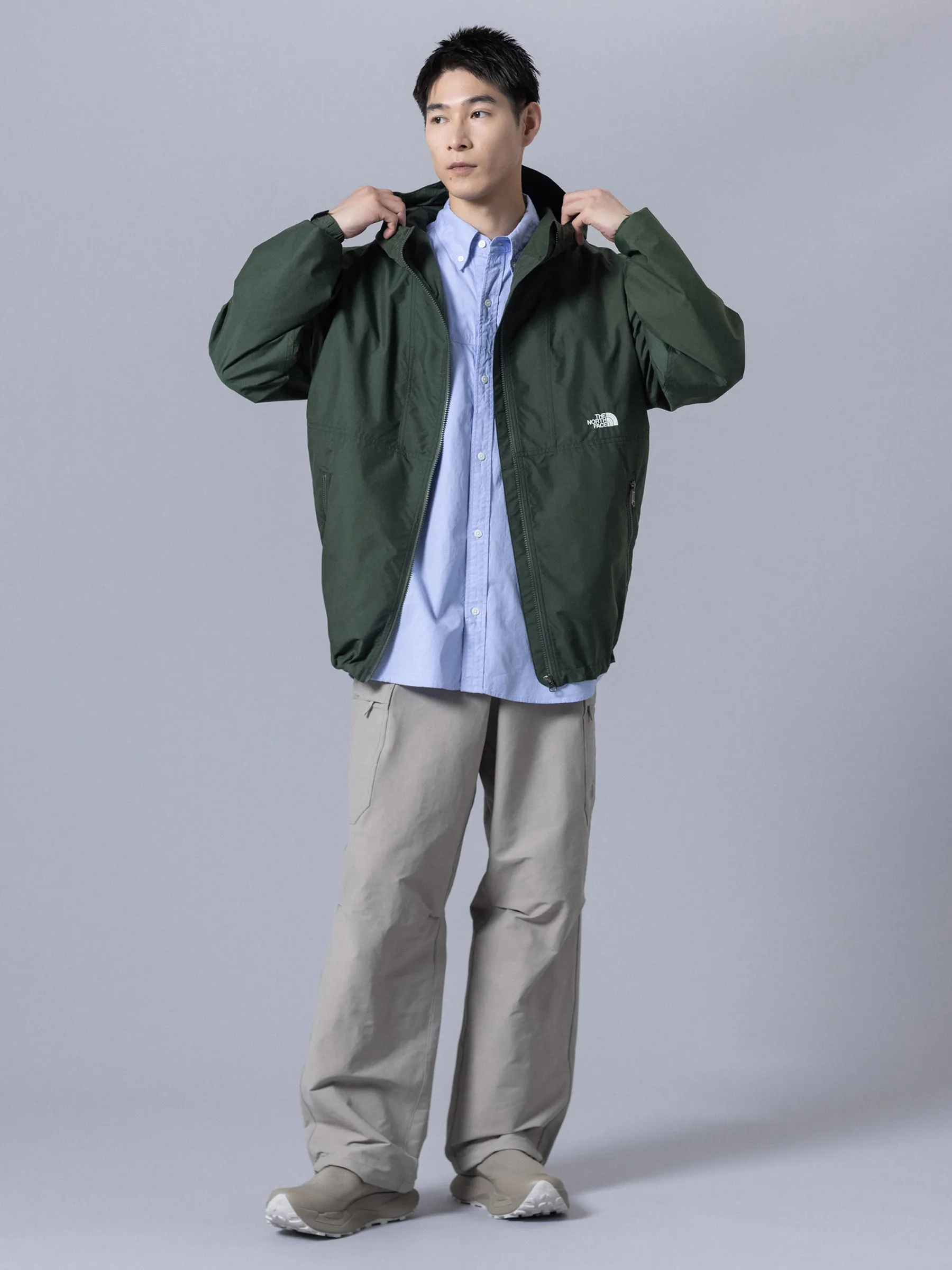 COMPACT JACKETの着用写真