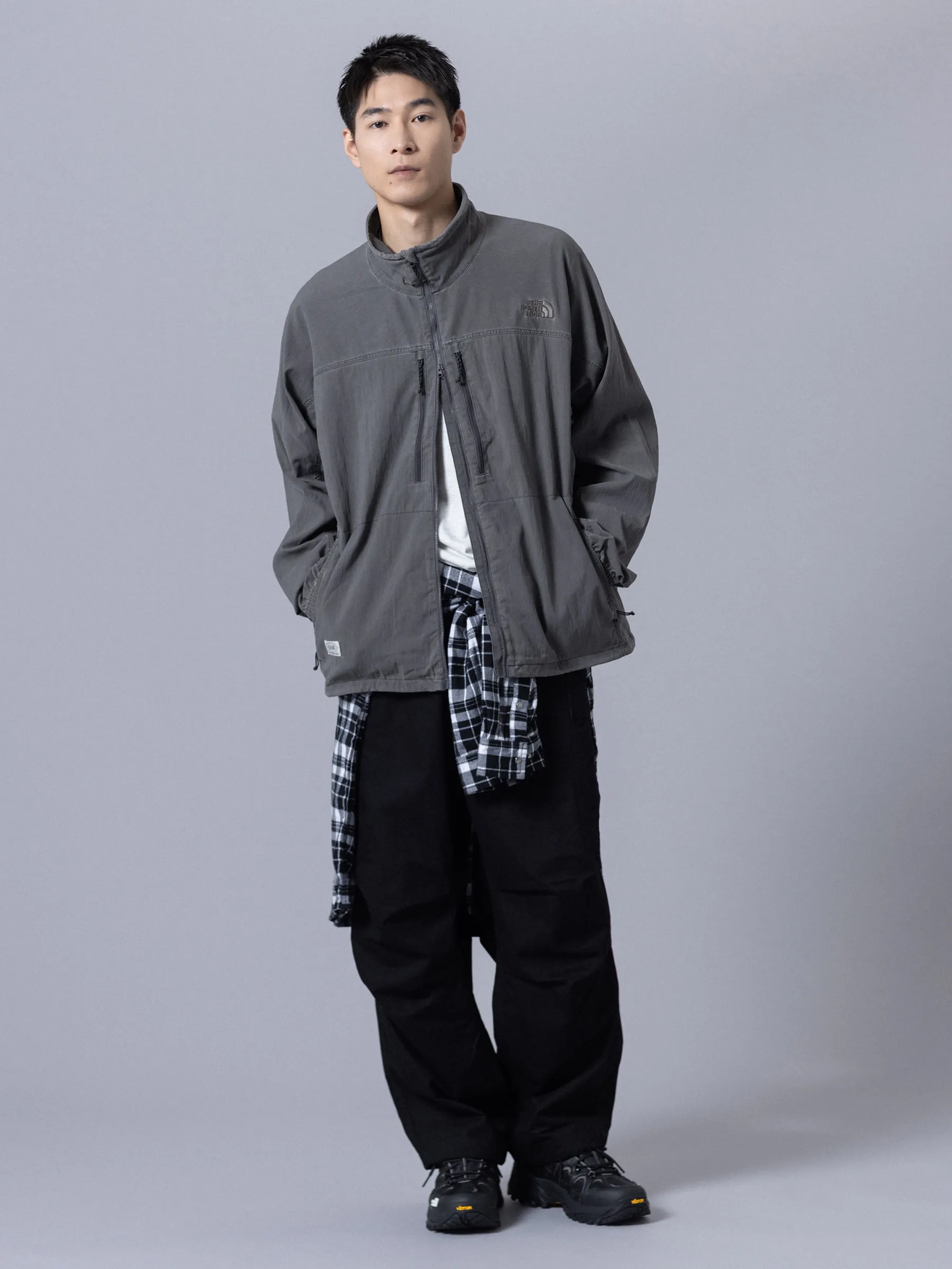 GAR FADED SOFTSHELL JACKETの着用写真