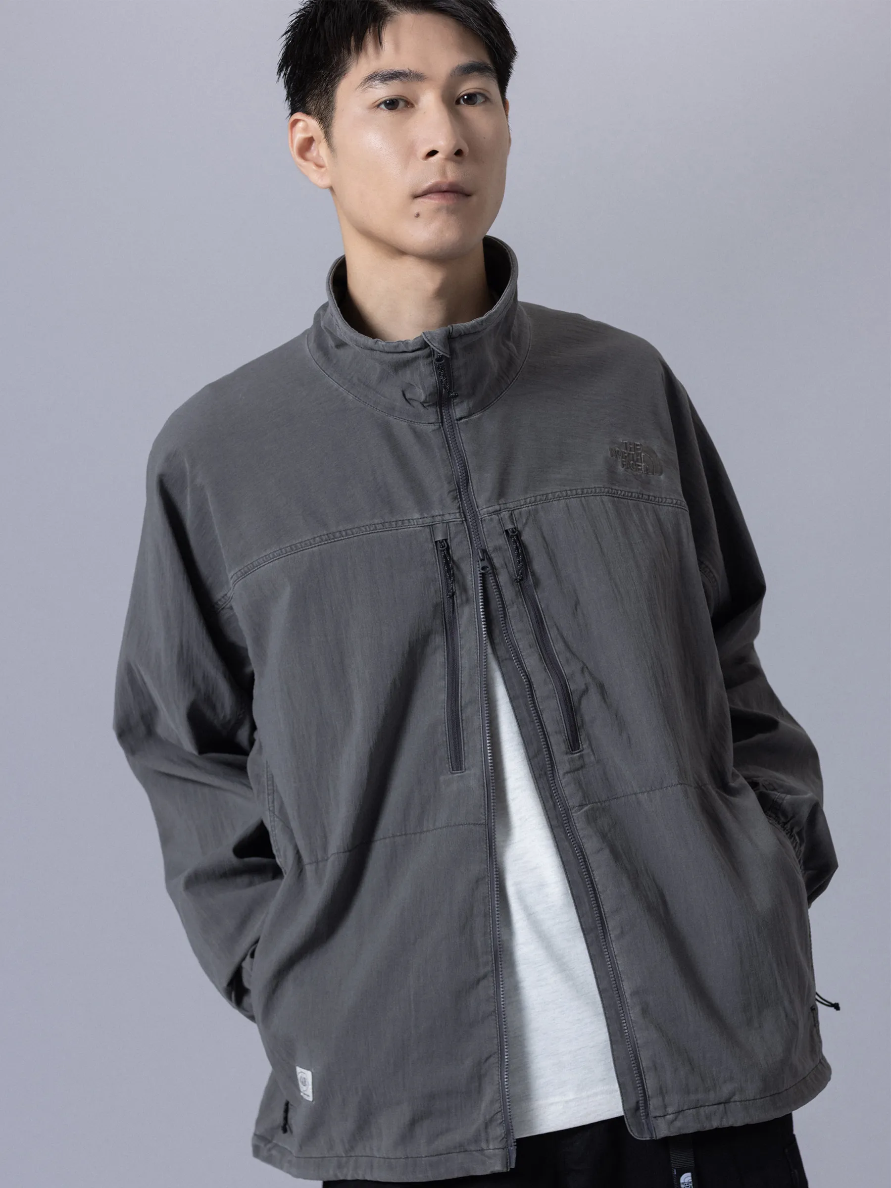 GAR FADED SOFTSHELL JACKETの着用写真