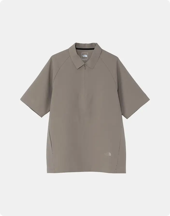 Tranquilt S/S Zip Polo Shirt