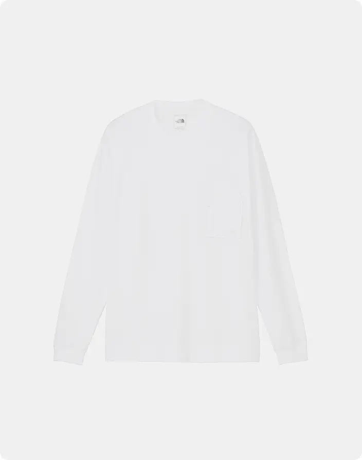 L/S Crepe Weave Tee