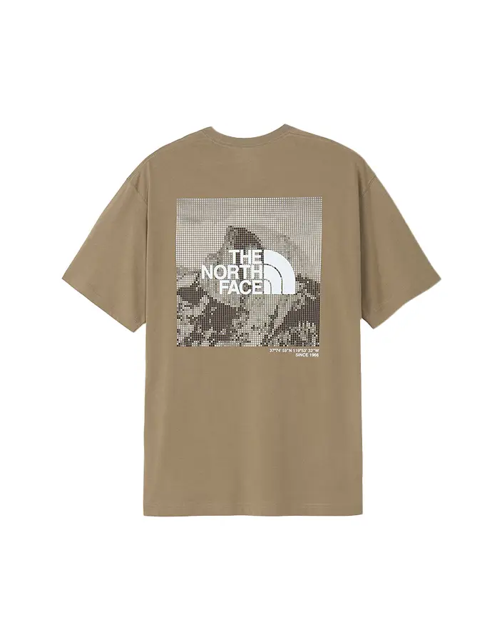 S/S Half Dome Digital Square Logo Tee