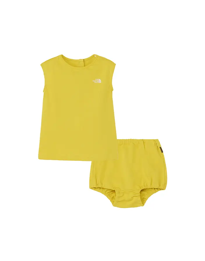 Little Breeze French Sleeve One Piece & Bloomer（Baby)
