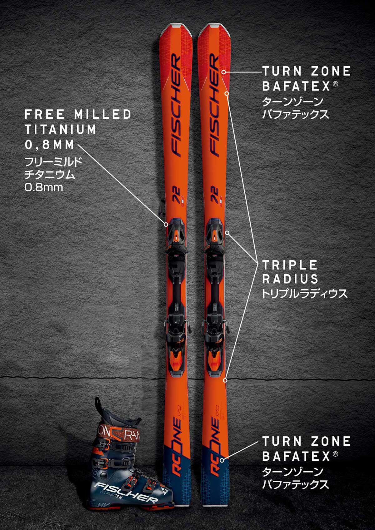 フィッシャー RCONE 167CM 使用一度のみ | gulatilaw.com