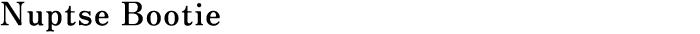 Nuptse Bootie