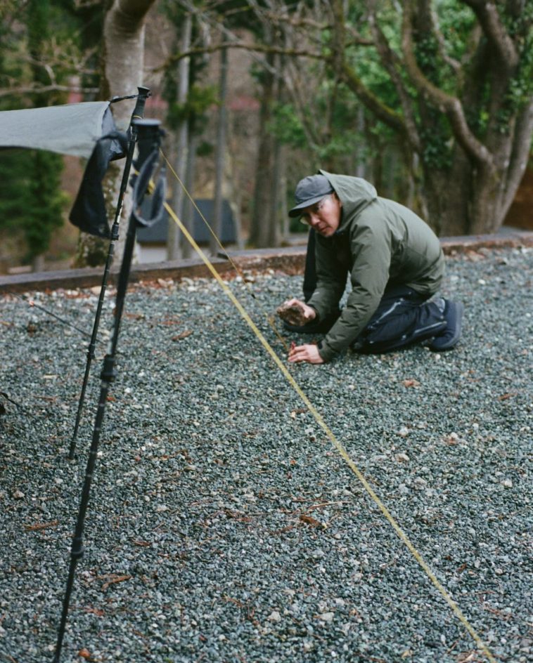 『水源の森 キャンプ・ランド』に到着<br />
あっという間のミニマル設営