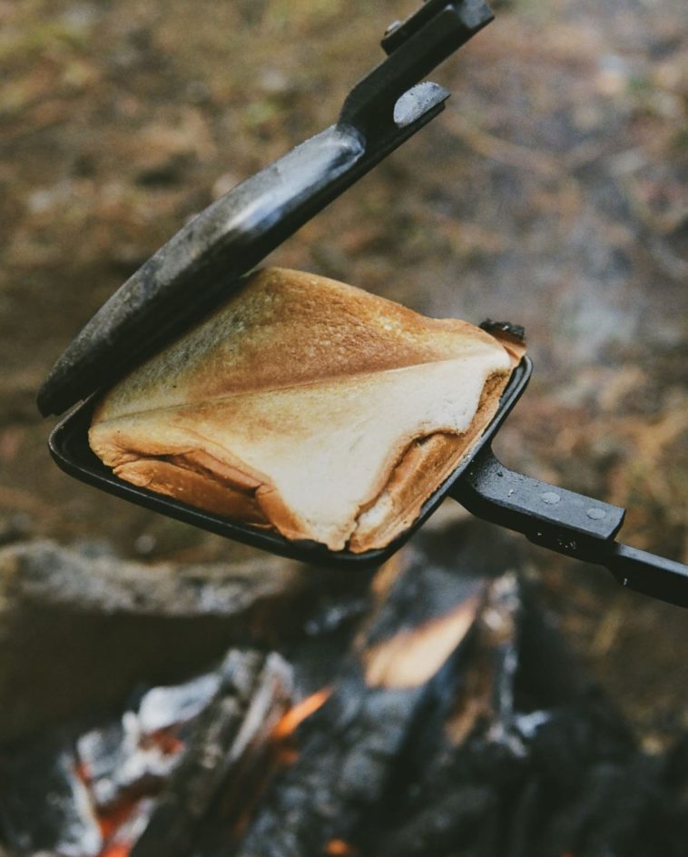 定番メニューで<br />
朝ご飯