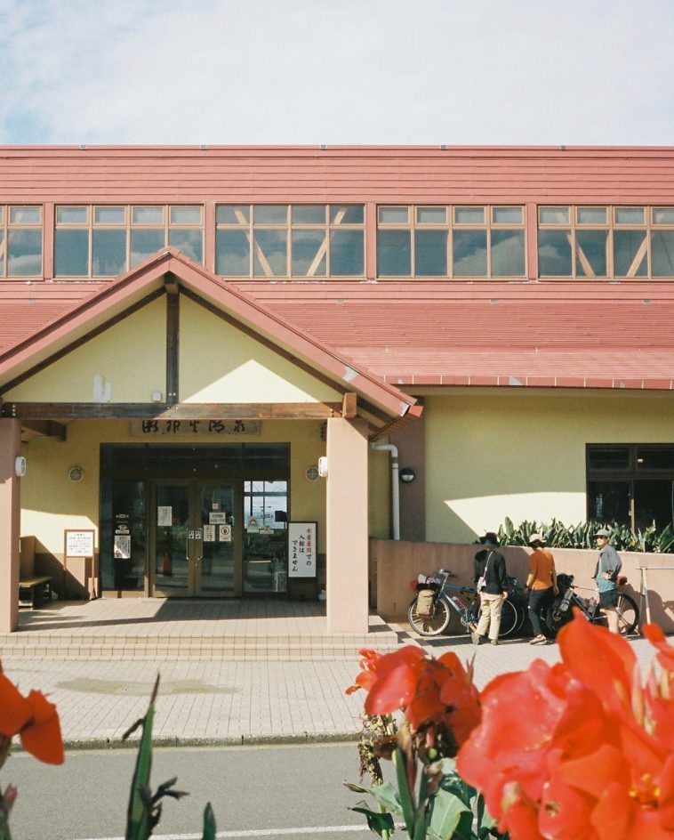 走りを満喫した体を休める<br />
リフレッシュの時間