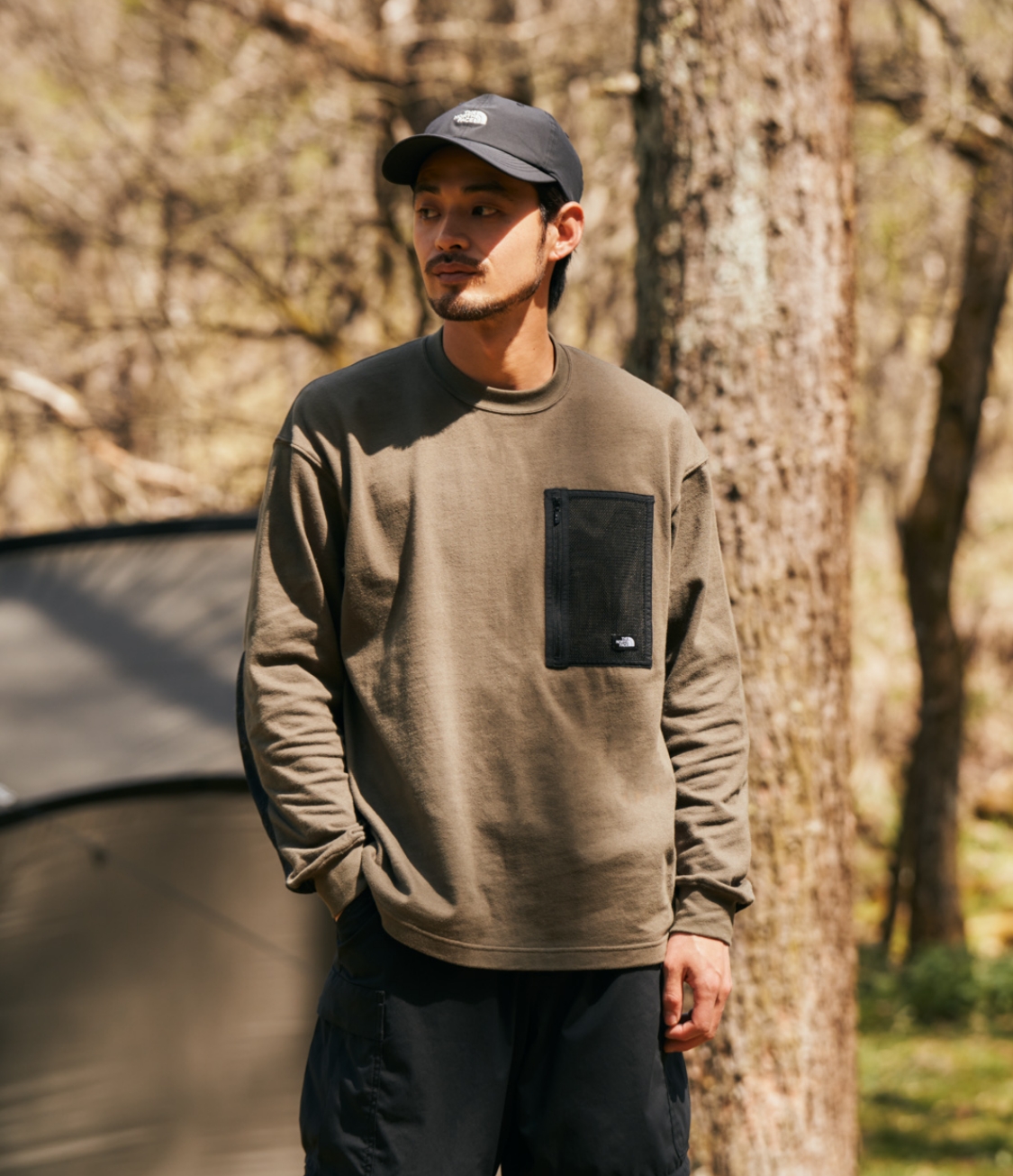 ノースフェイス メンズ LS Field Pocket Tee  XL  未使用着丈身幅肩幅袖丈裾幅袖口幅