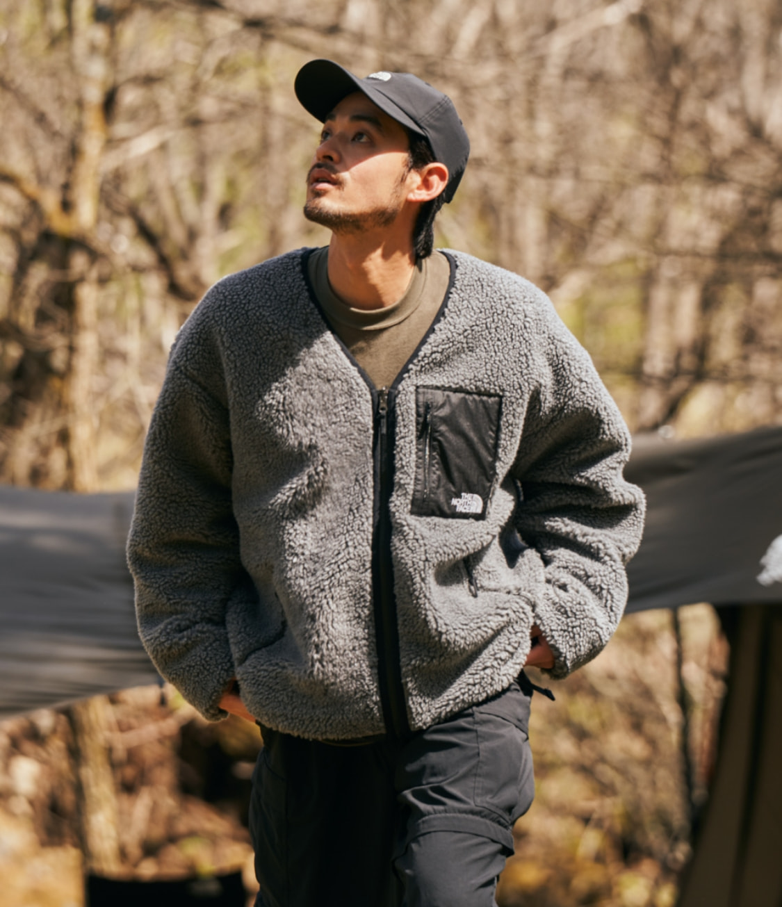 Reversible Extreme Pile Cardigan | Online Camp Store | THE NORTH ...