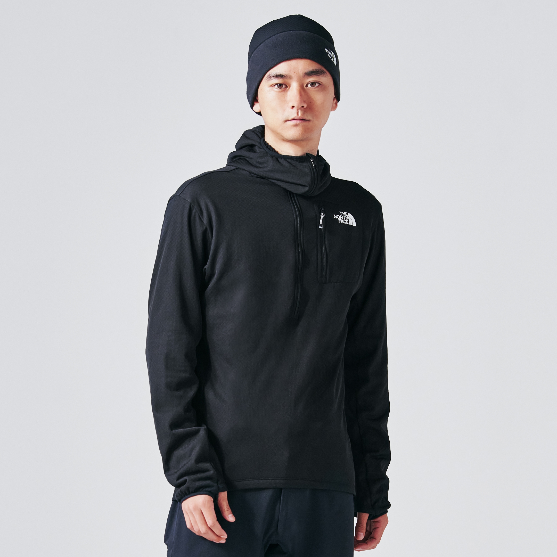 EXPEDITION GRID FLEECE HOODIE (NL62121 / UNISEX) - THE NORTH FACE 