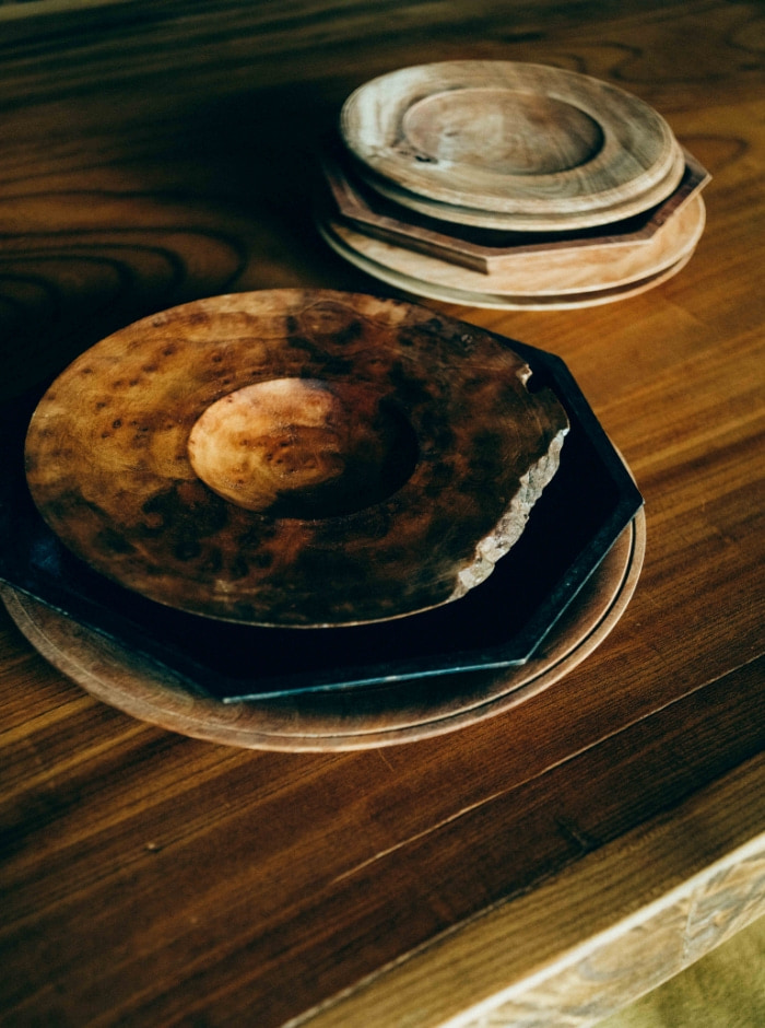 リペア時に出る廃材で作った器